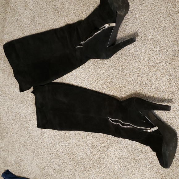 Michael Kors suede knee high boots - Picture 2 of 6